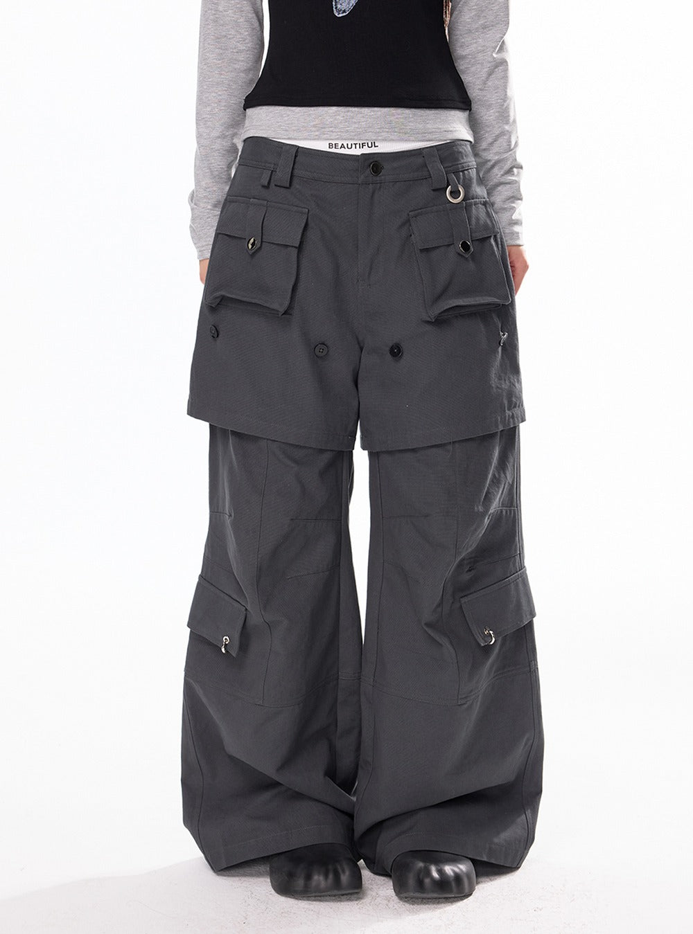 Deconstructable Multi-Work Wide Pants