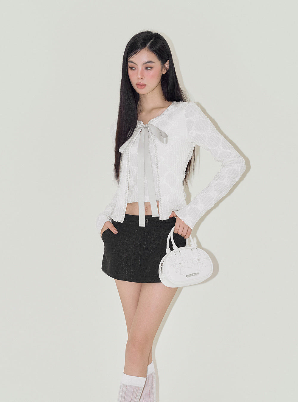 Botai Lace Two-Piece Cardigan