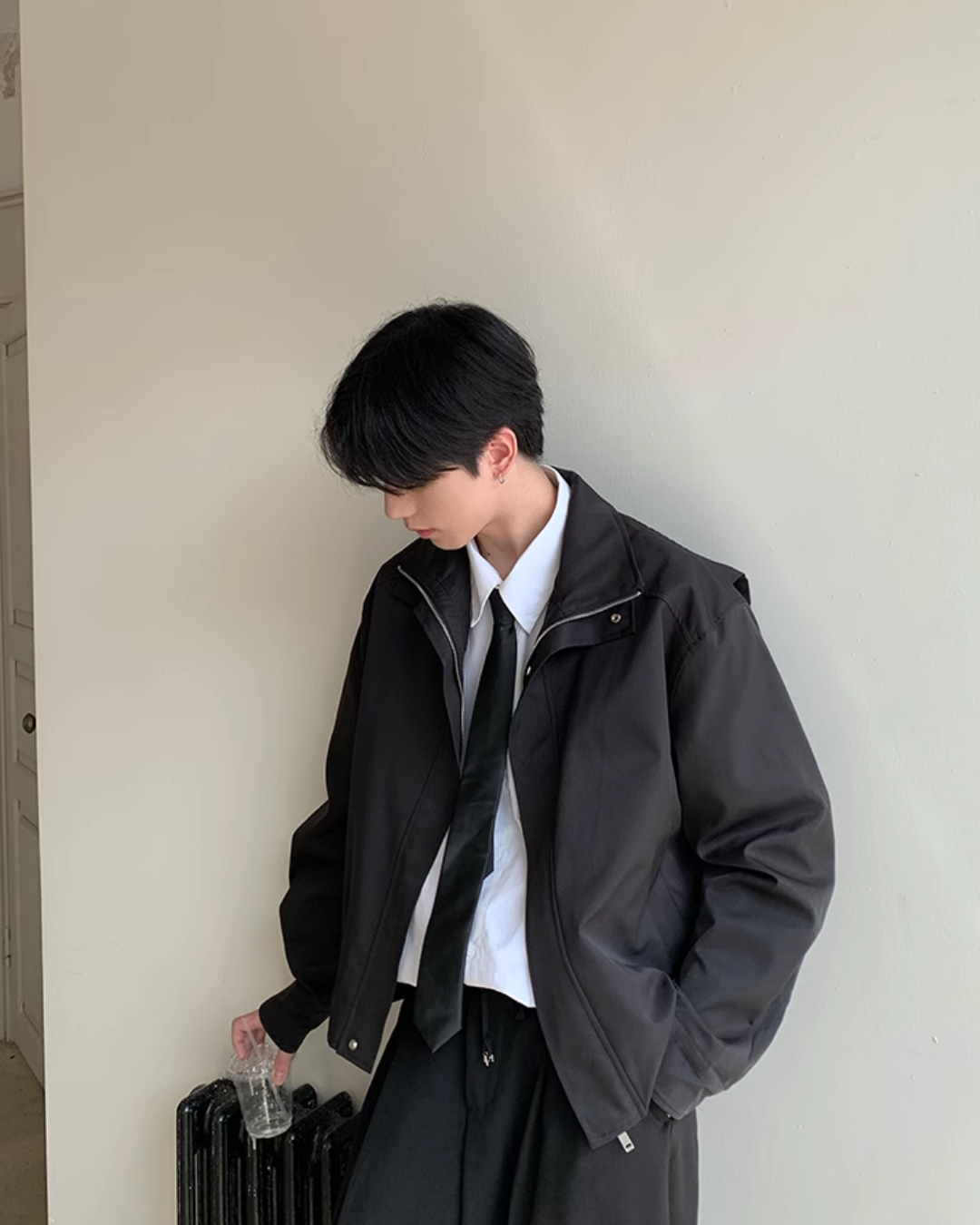 Basic Zip Up Blouson