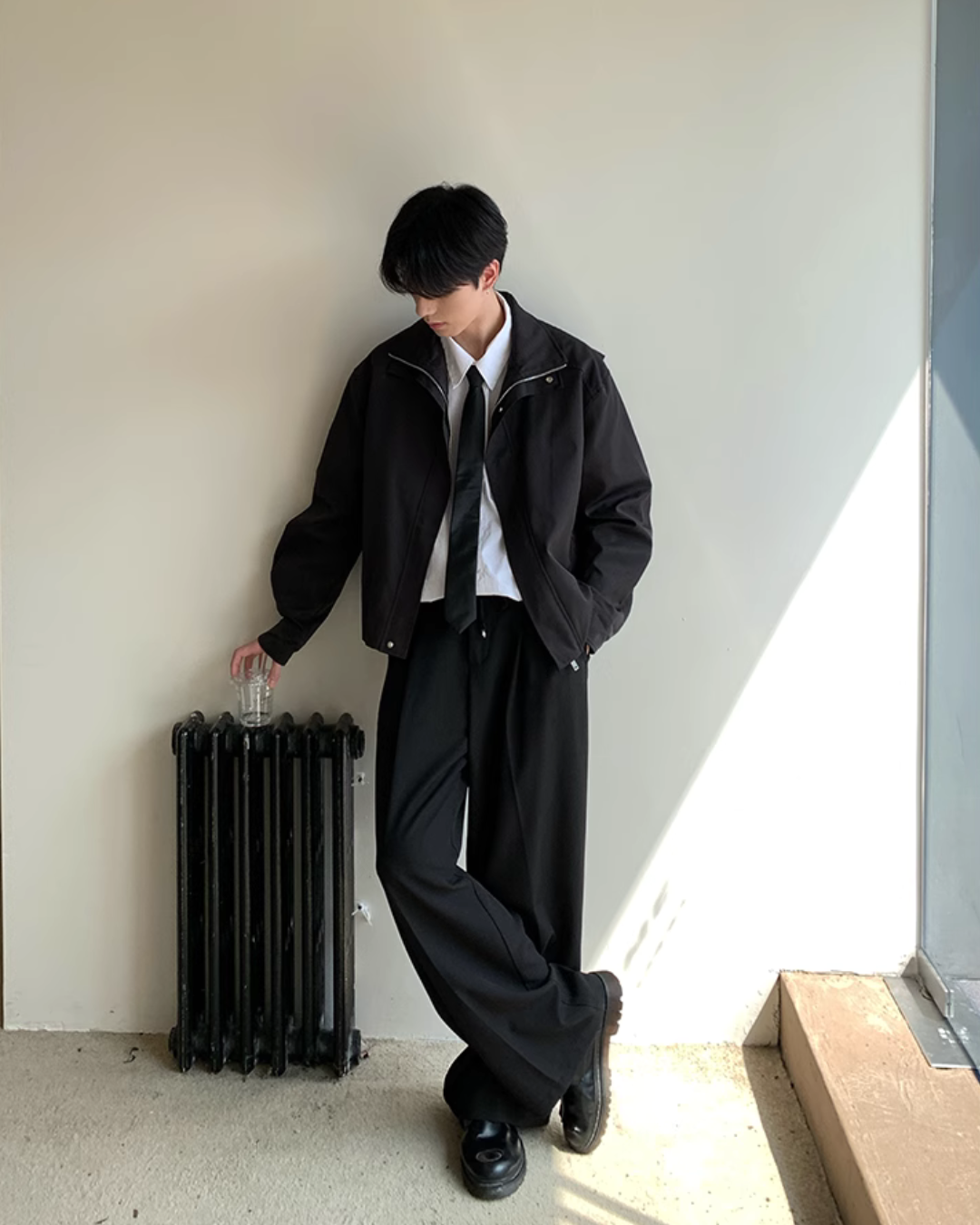 Basic Zip Up Blouson