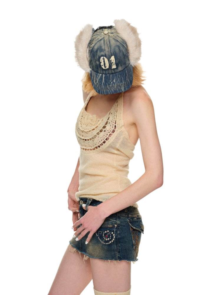 Crochet Knit Cardigan - My Store