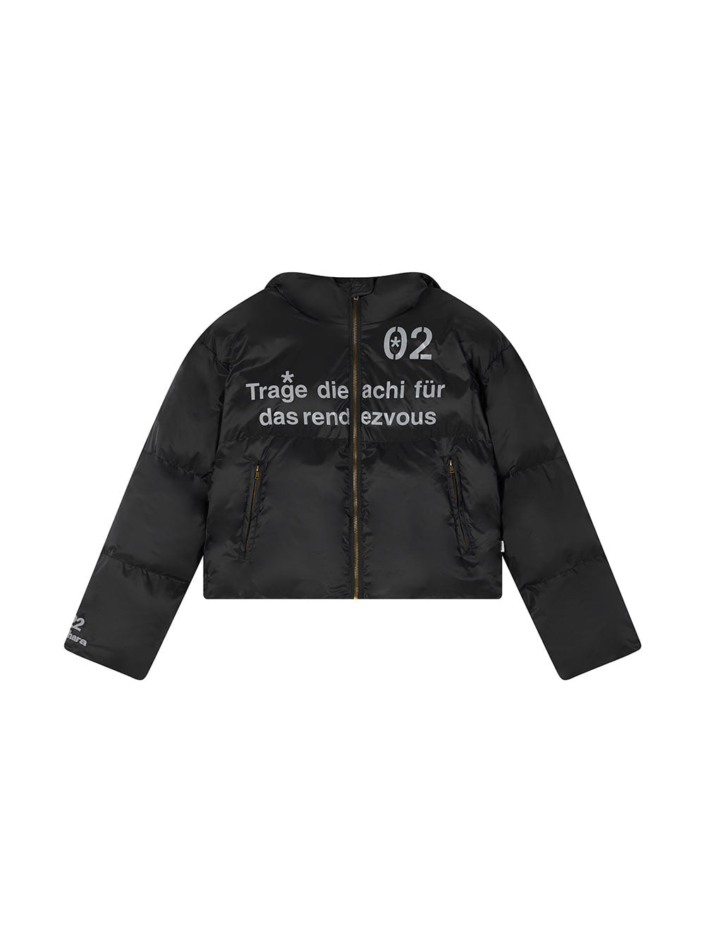 Black & White Cotton Padded Jacket (2color)