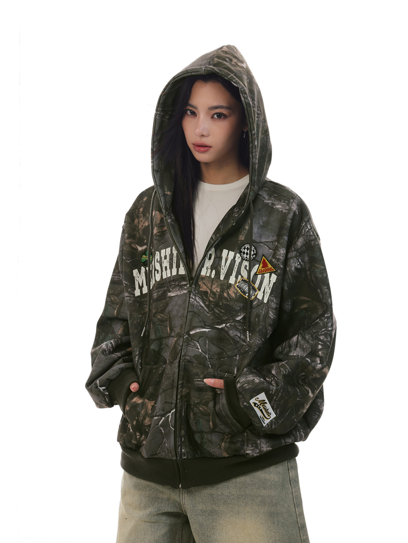 Camouflage Zip Hoodie