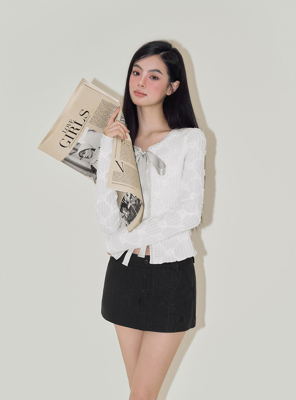 Botai Lace Two-Piece Cardigan