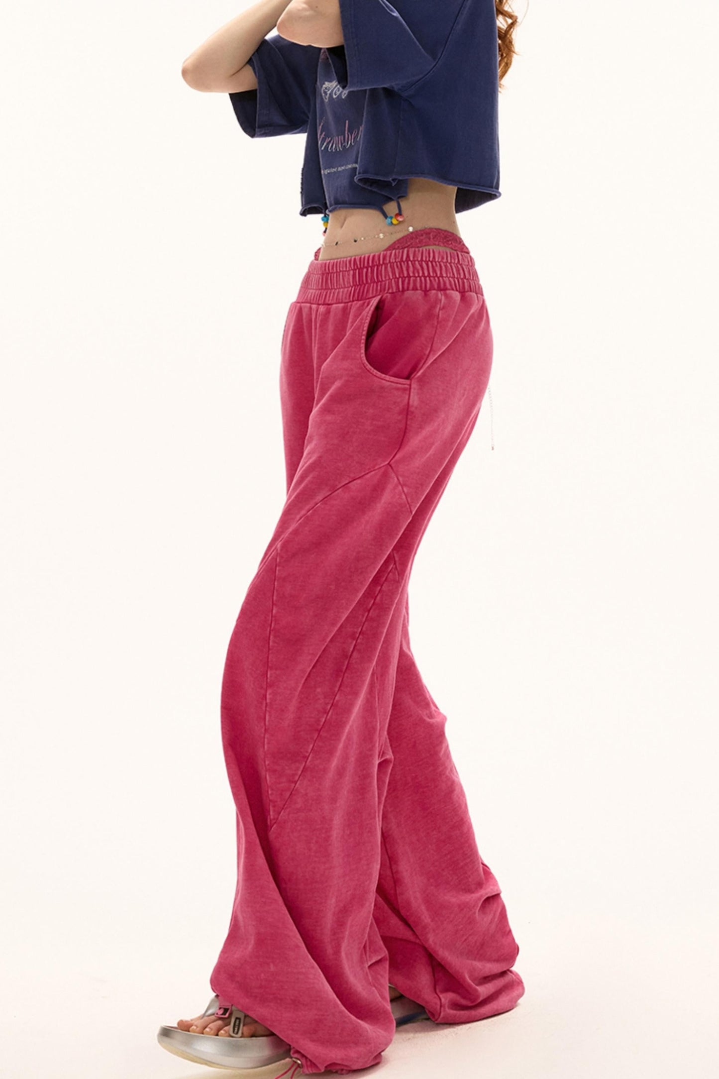 Blue Detail Pants