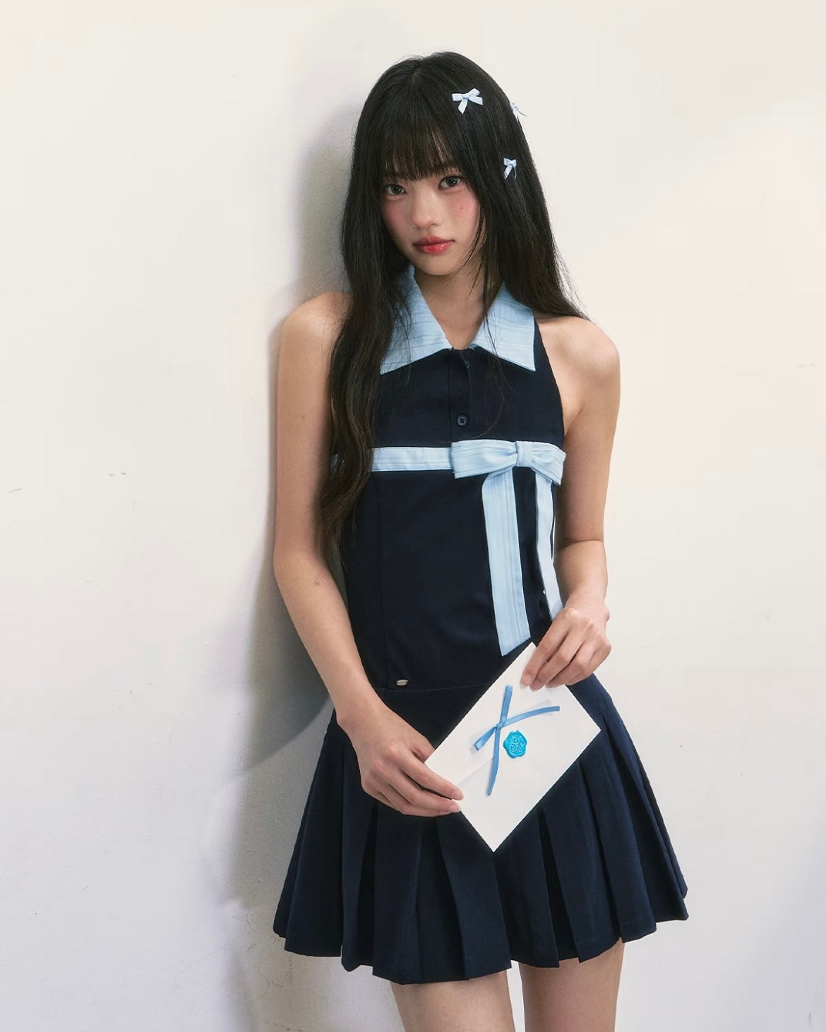 Blue Bow Dress