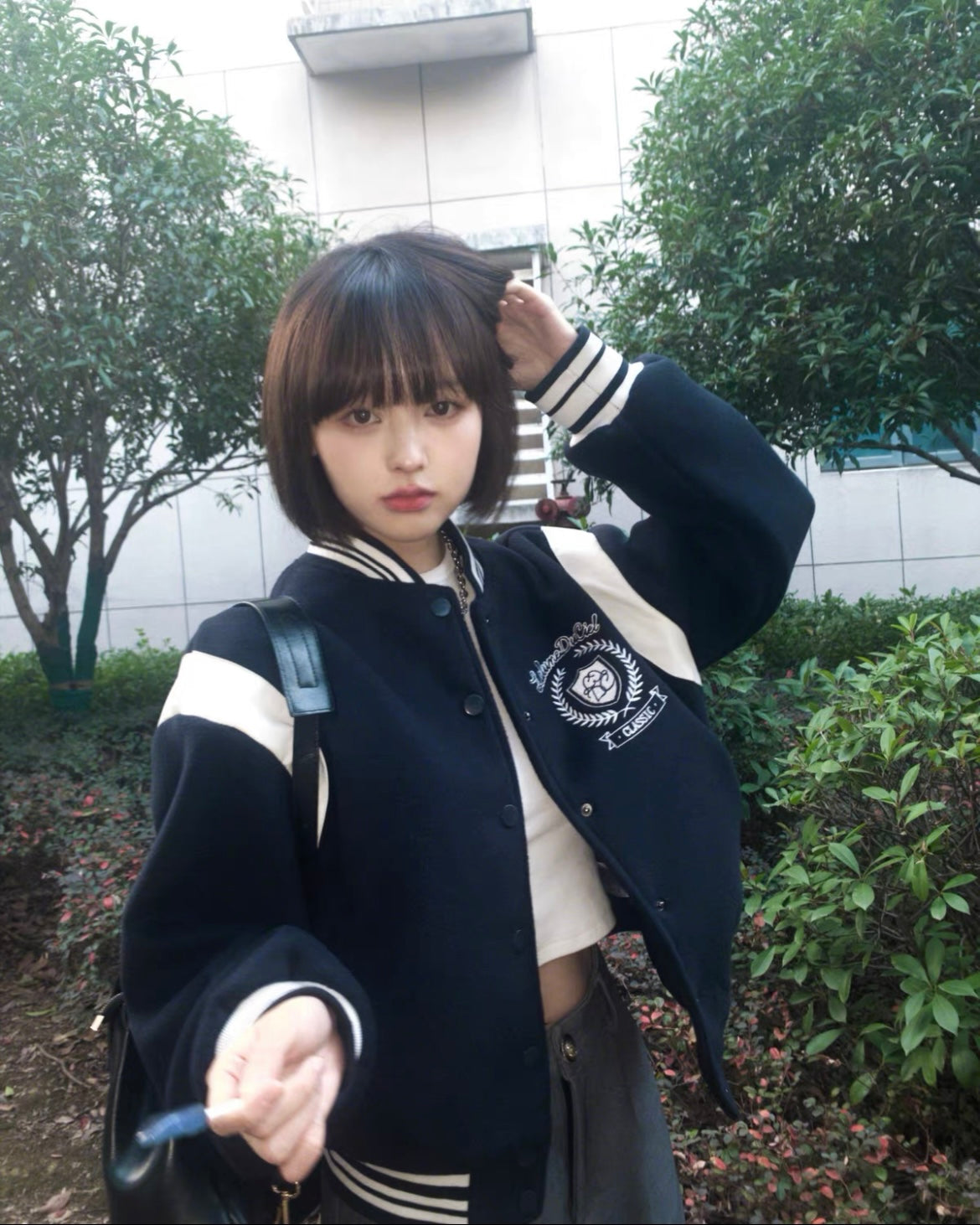Embroidered Varsity Jacket