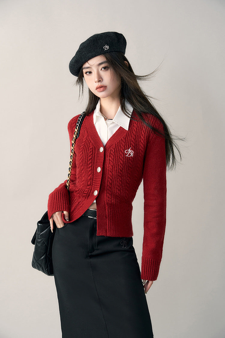 Andyet Embroidered Cardigan