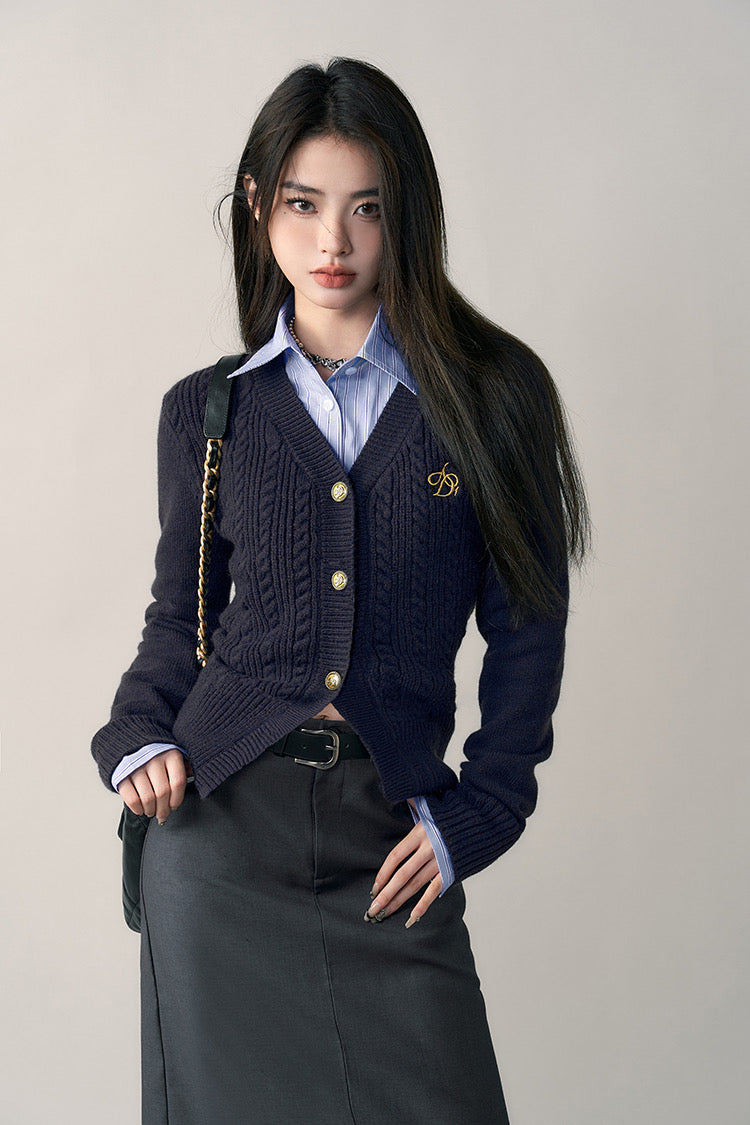 Andyet Embroidered Cardigan