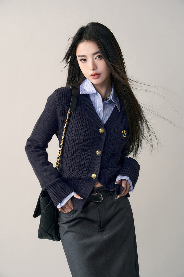 Andyet Embroidered Cardigan