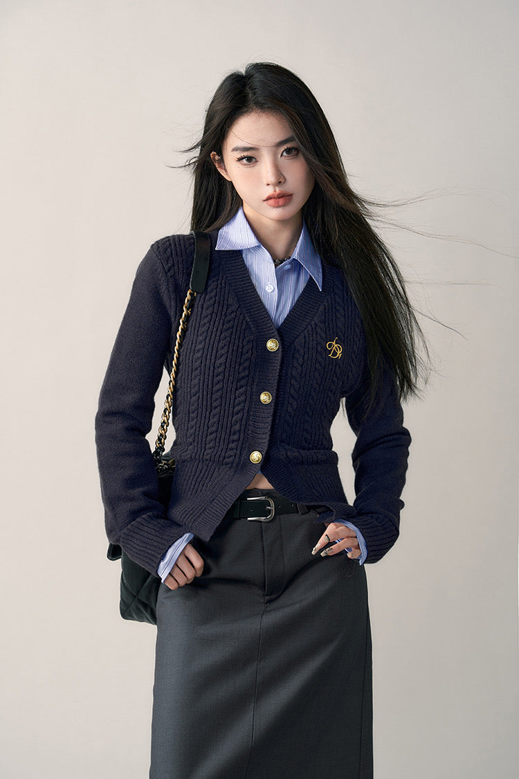 Andyet Embroidered Cardigan