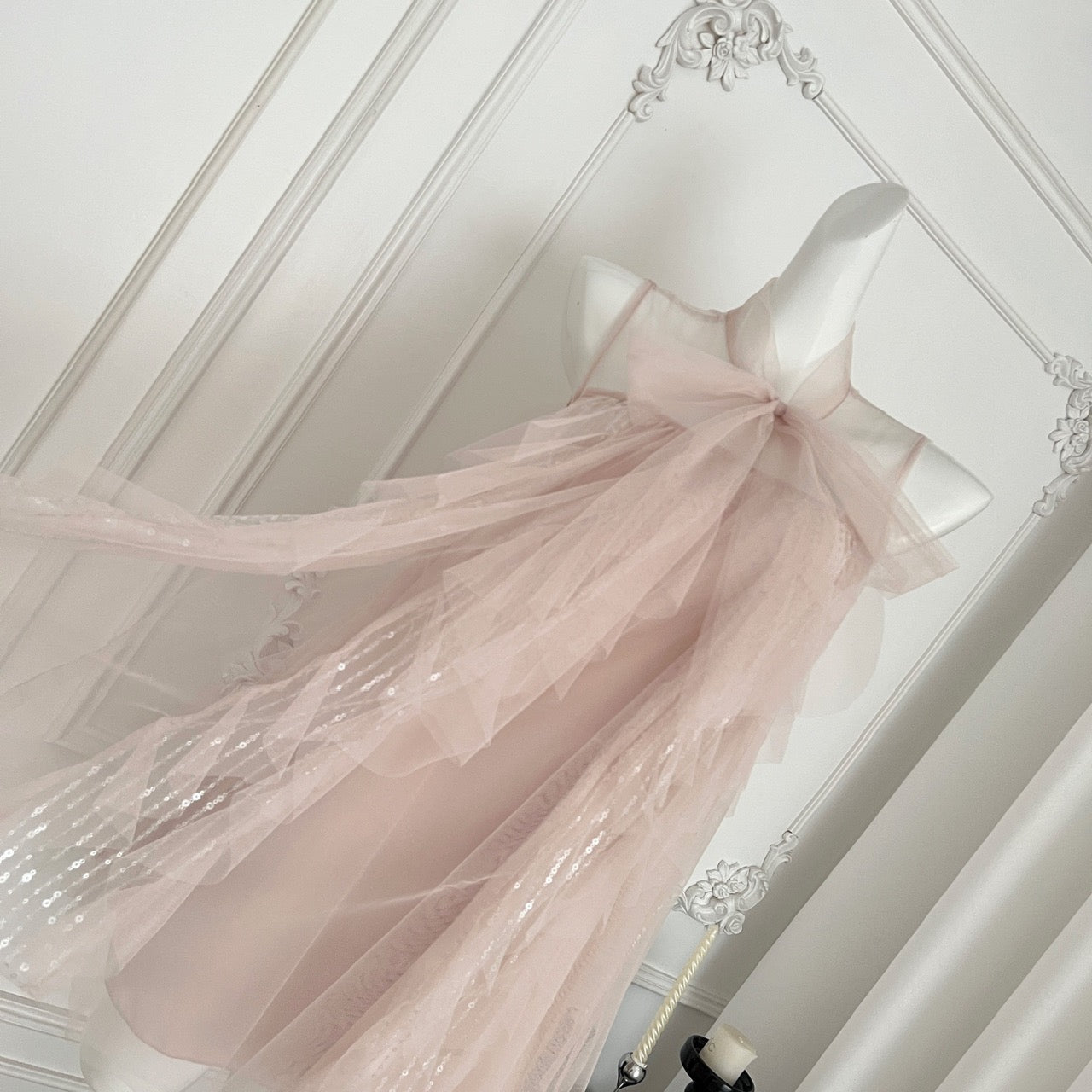 Tulle Dress with Bow