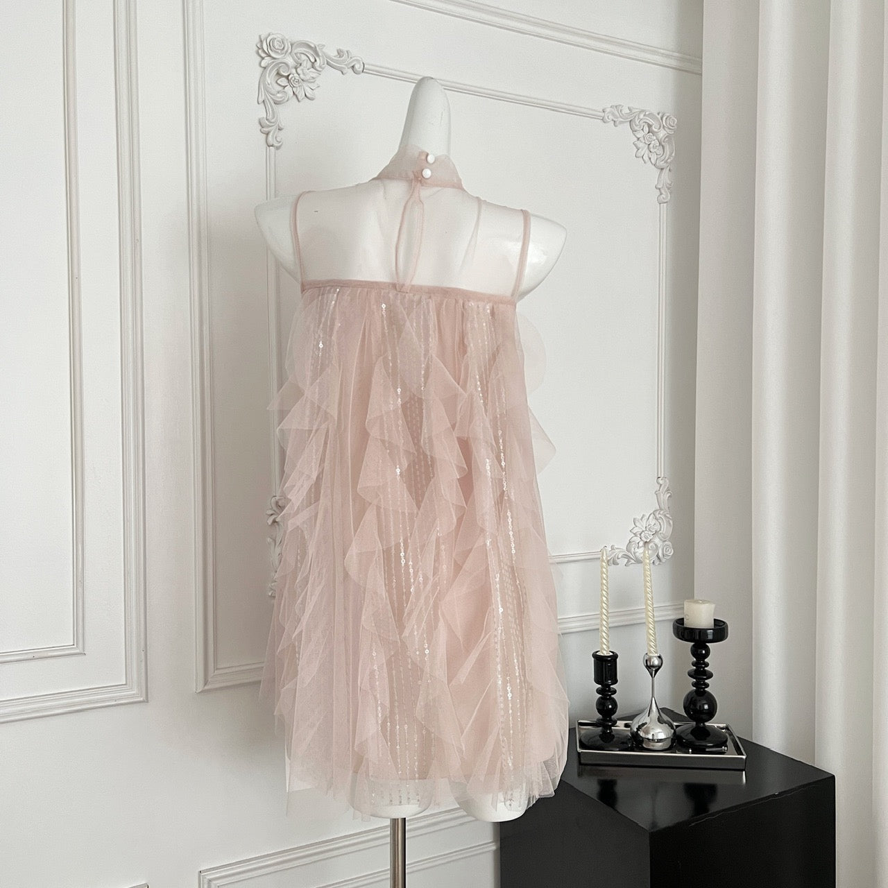 Tulle Dress with Bow