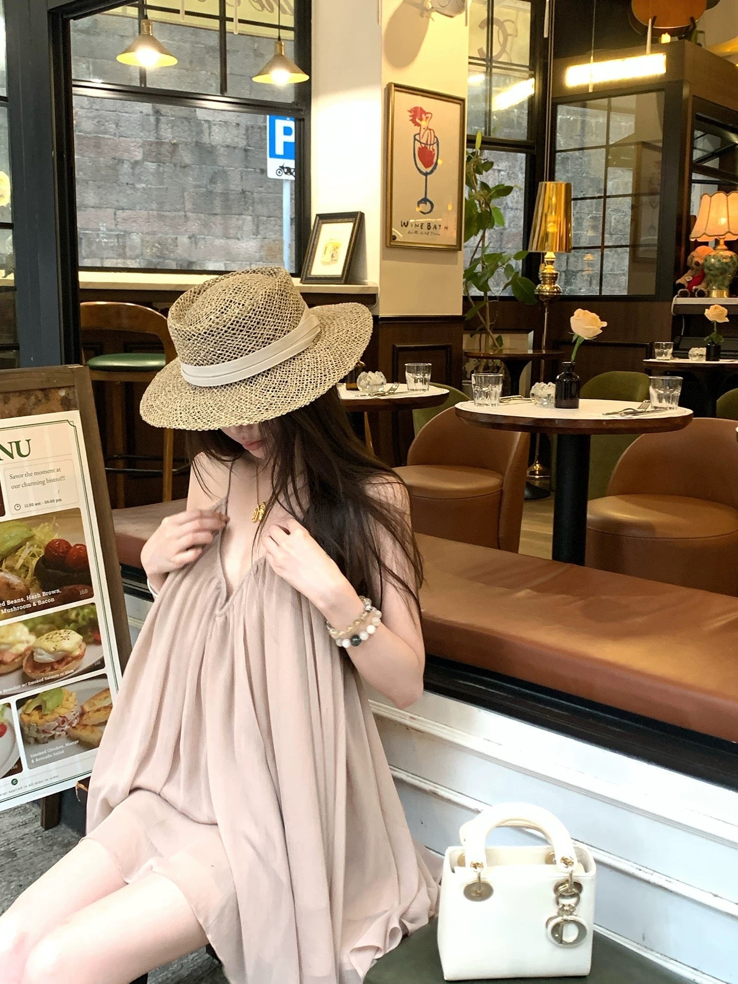 Romantic Halter Neck Chiffon Dress