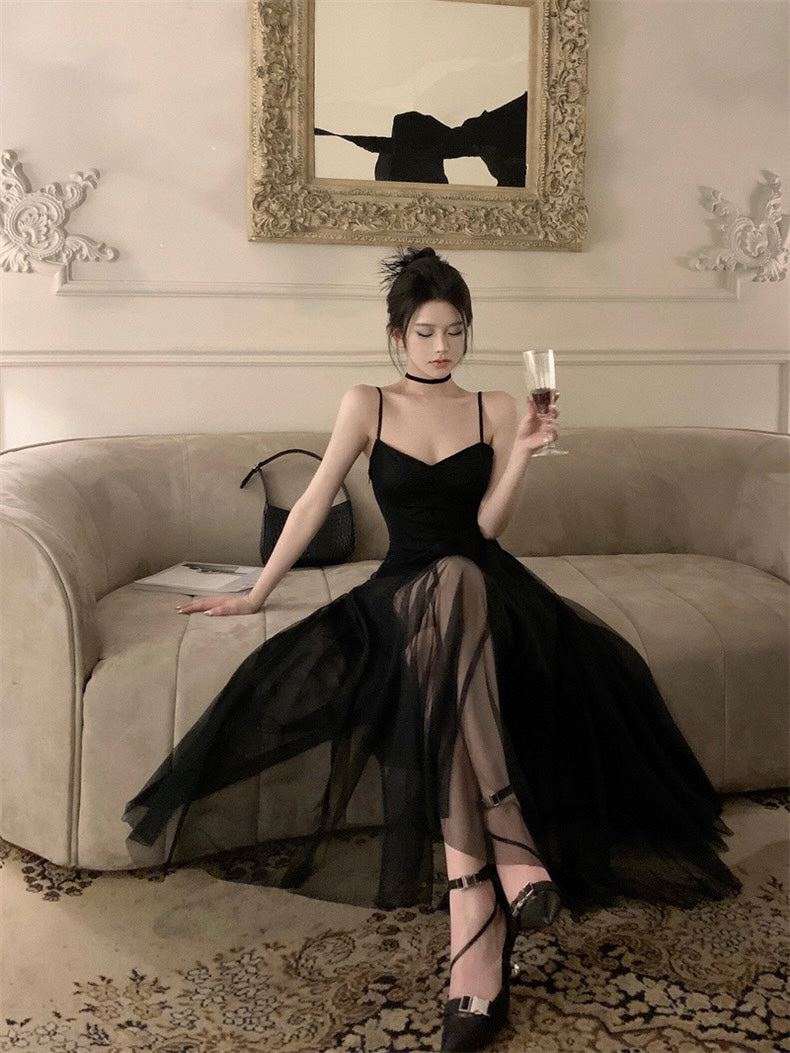 Sheer Skirt Ballerina Dress