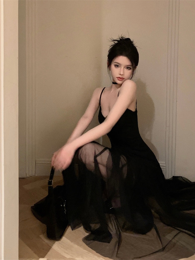Sheer Skirt Ballerina Dress