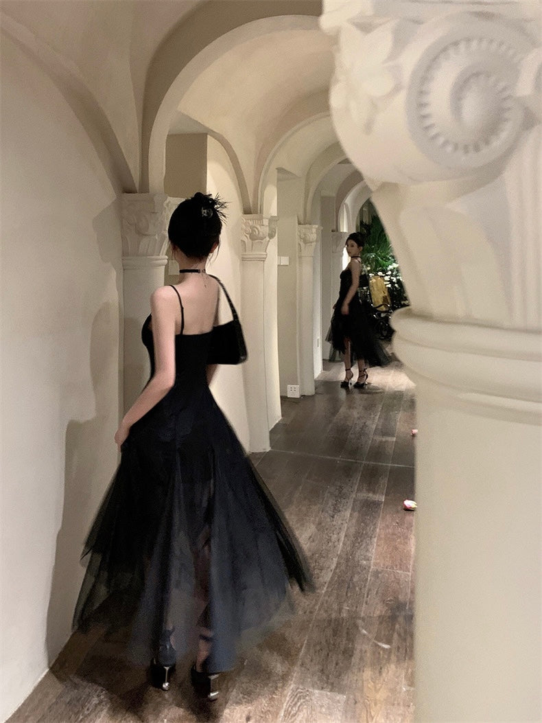 Sheer Skirt Ballerina Dress