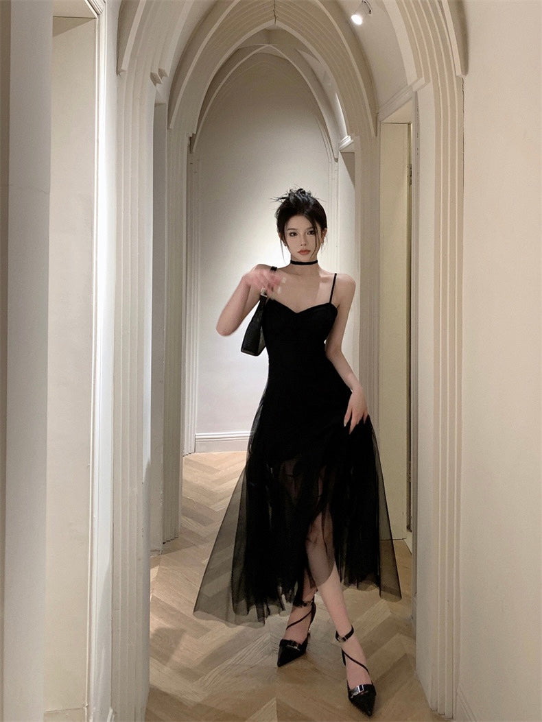 Sheer Skirt Ballerina Dress