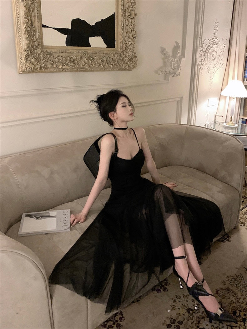 Sheer Skirt Ballerina Dress
