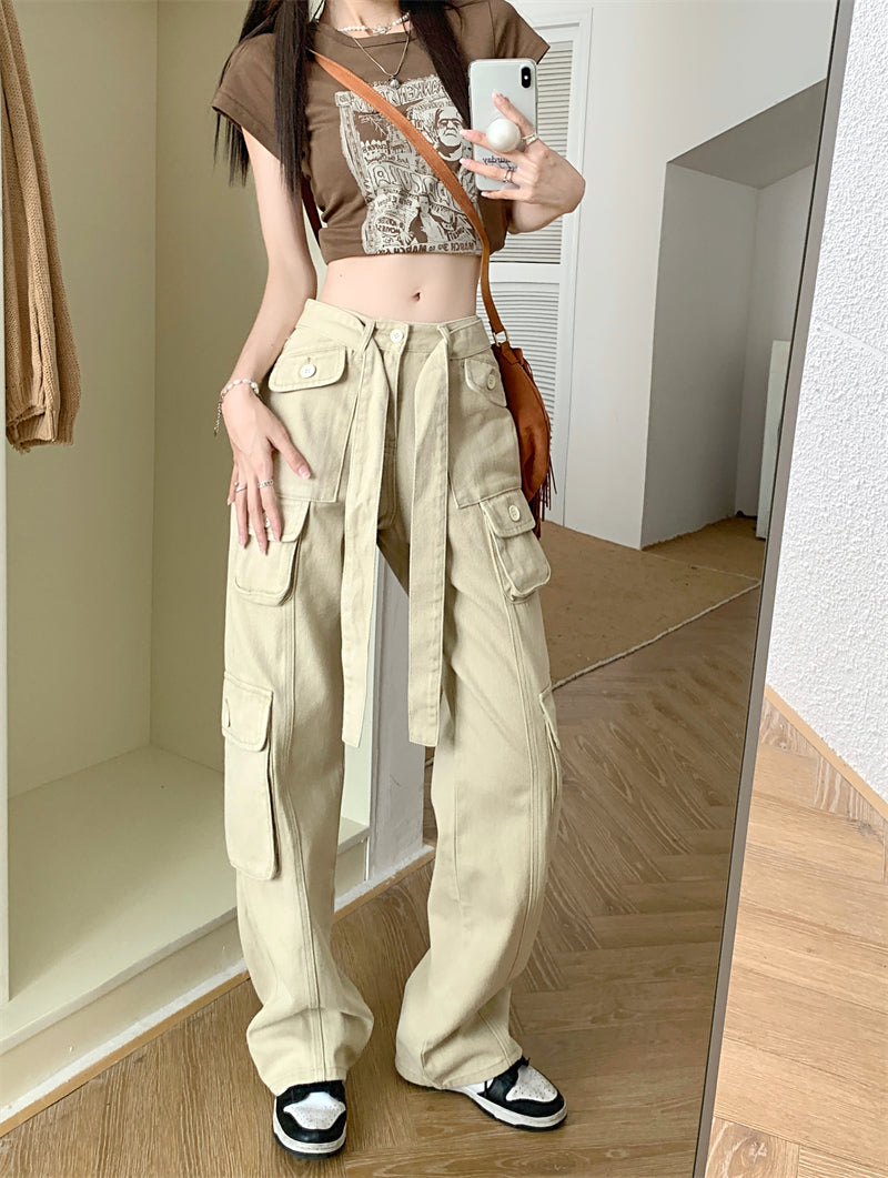 Belted Cargo Pants