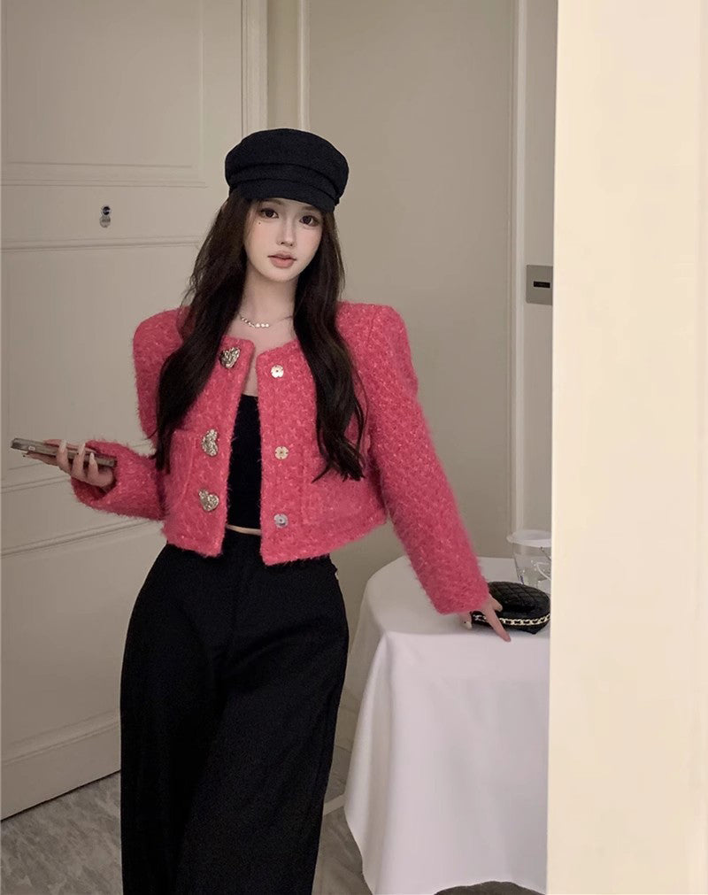 Silver Heart Tweed Jacket