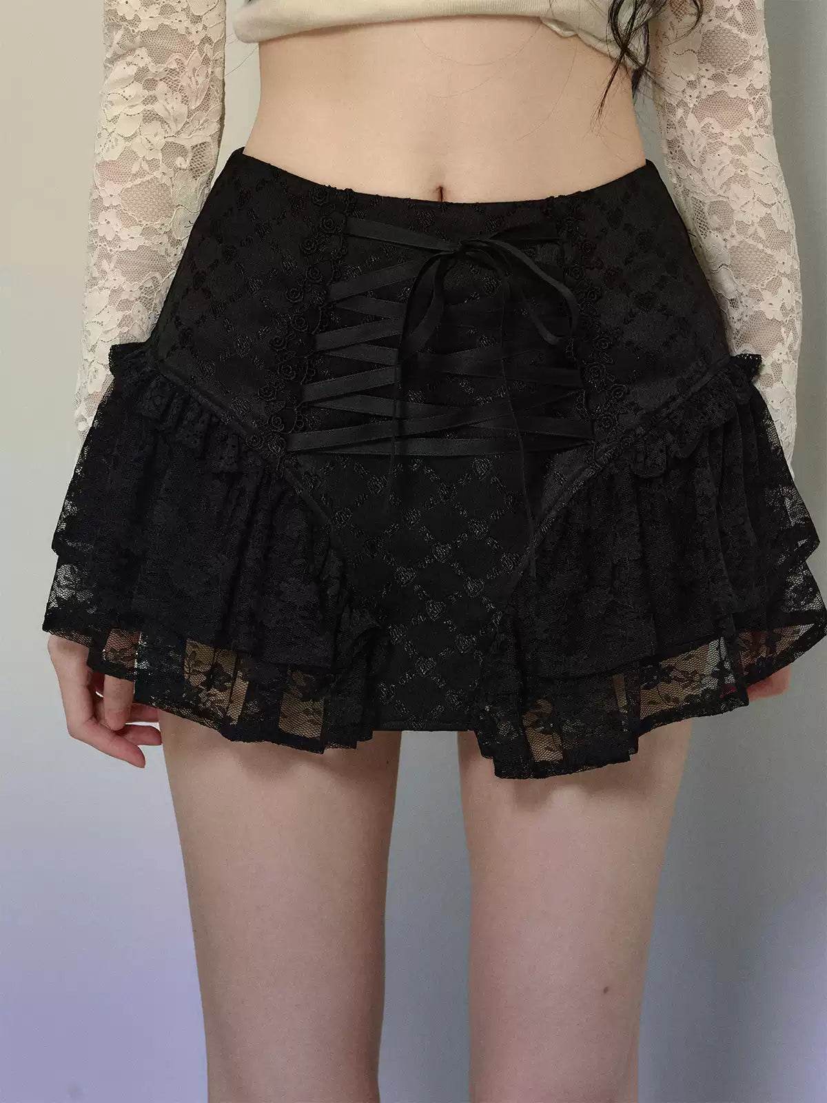 Irregular Lace Skirt - My Store