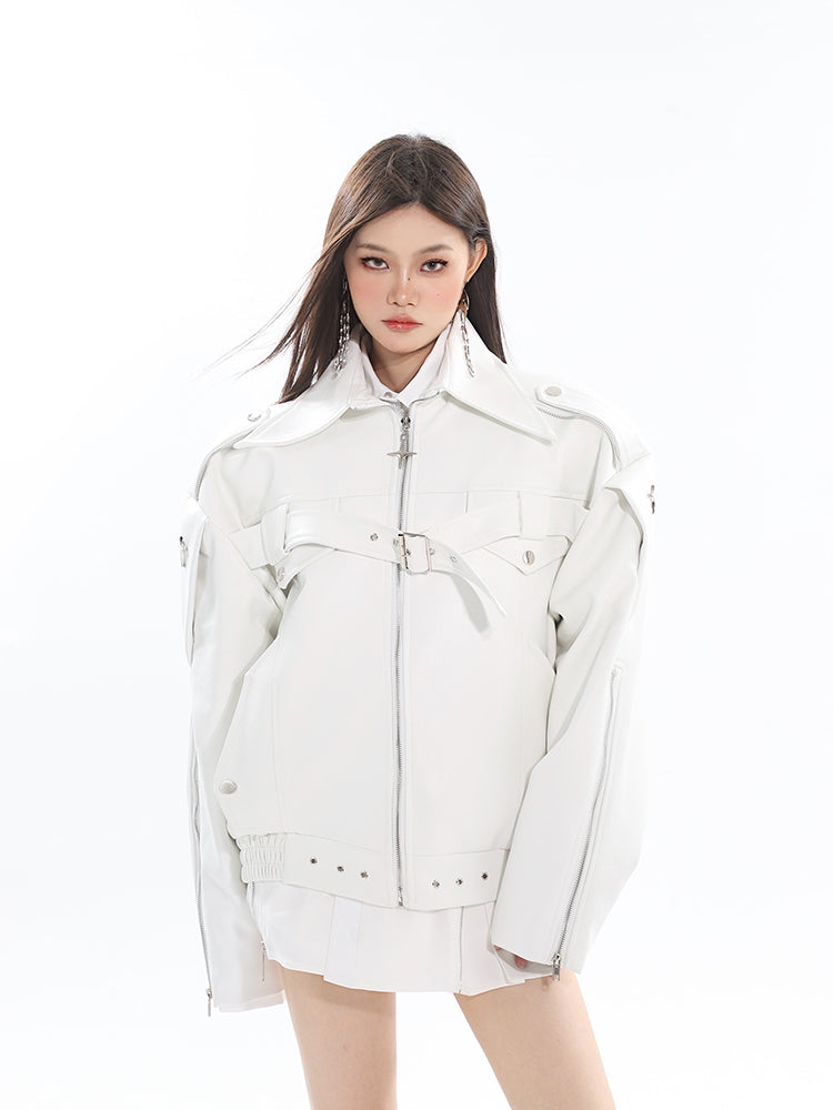 White Belt Jacket