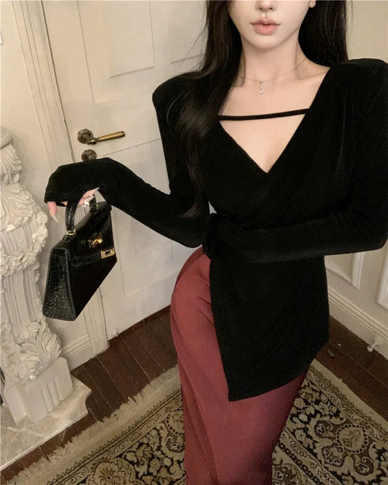 Vivienne Top & Red Skirt Set