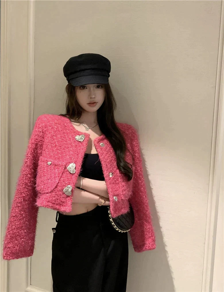 Silver Heart Tweed Jacket