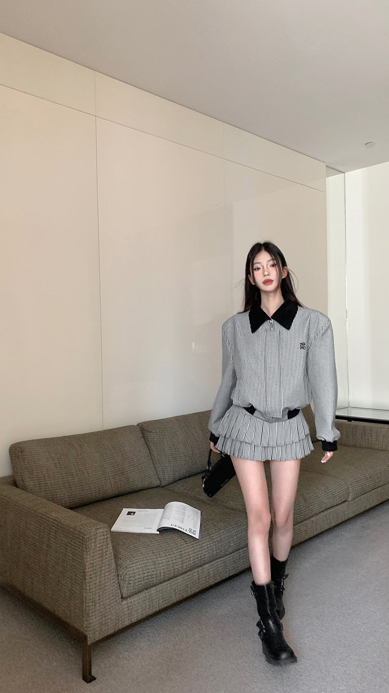 Elysia Top & Skirt Set