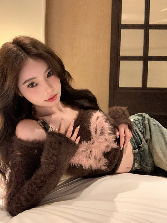 ファーバタフライトップ