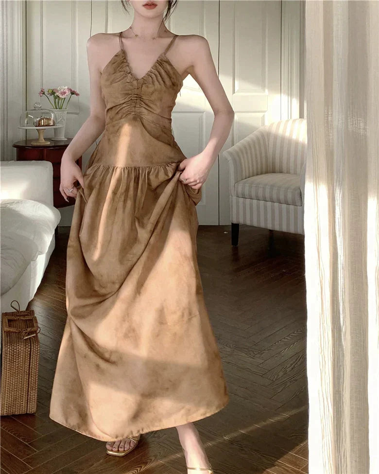 Brown Dye Dress