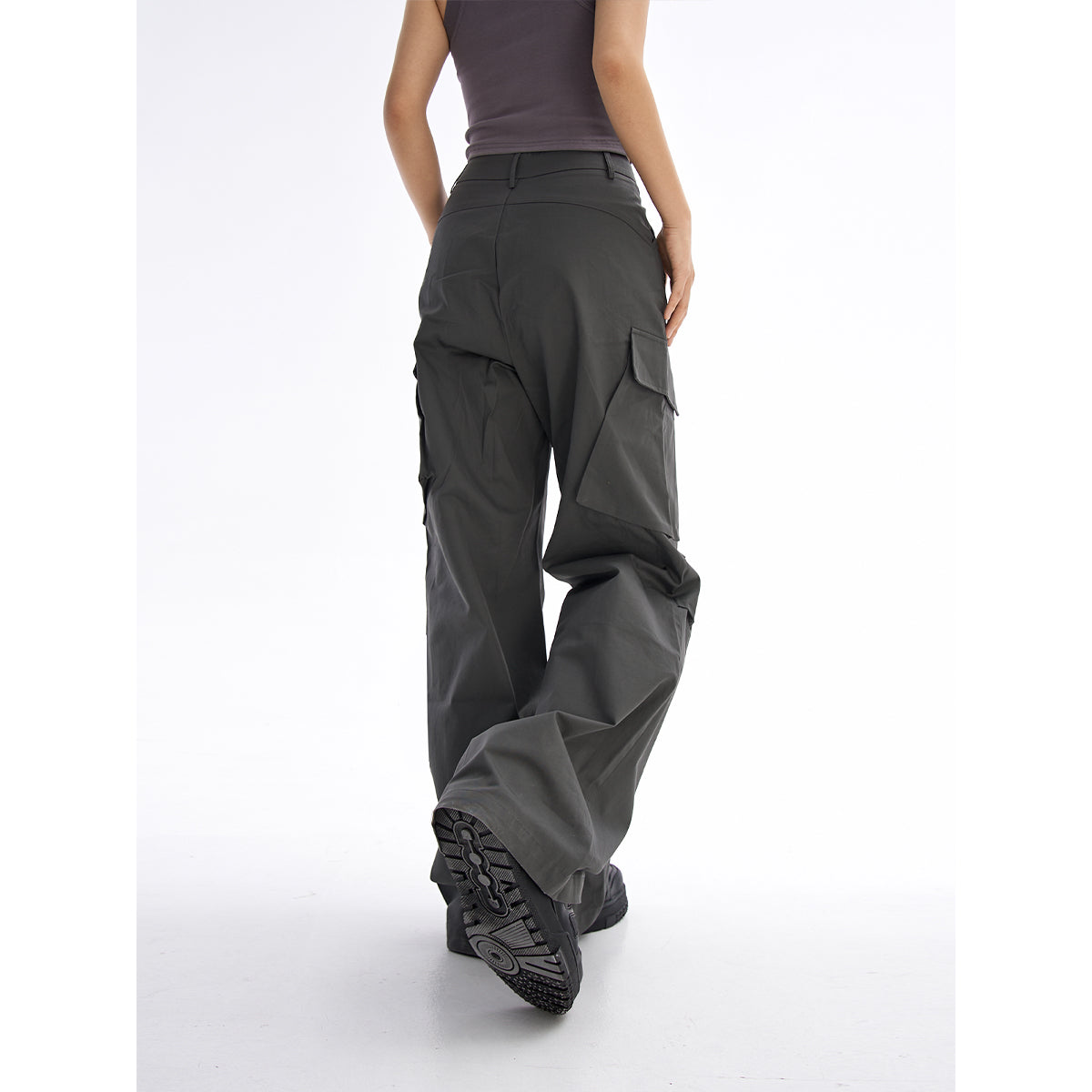 Gray Cargo Pants