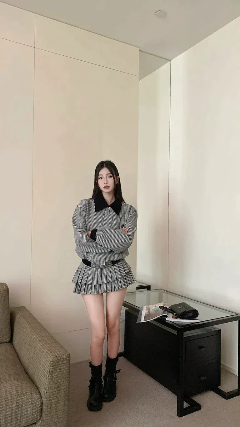 Elysia Top & Skirt Set