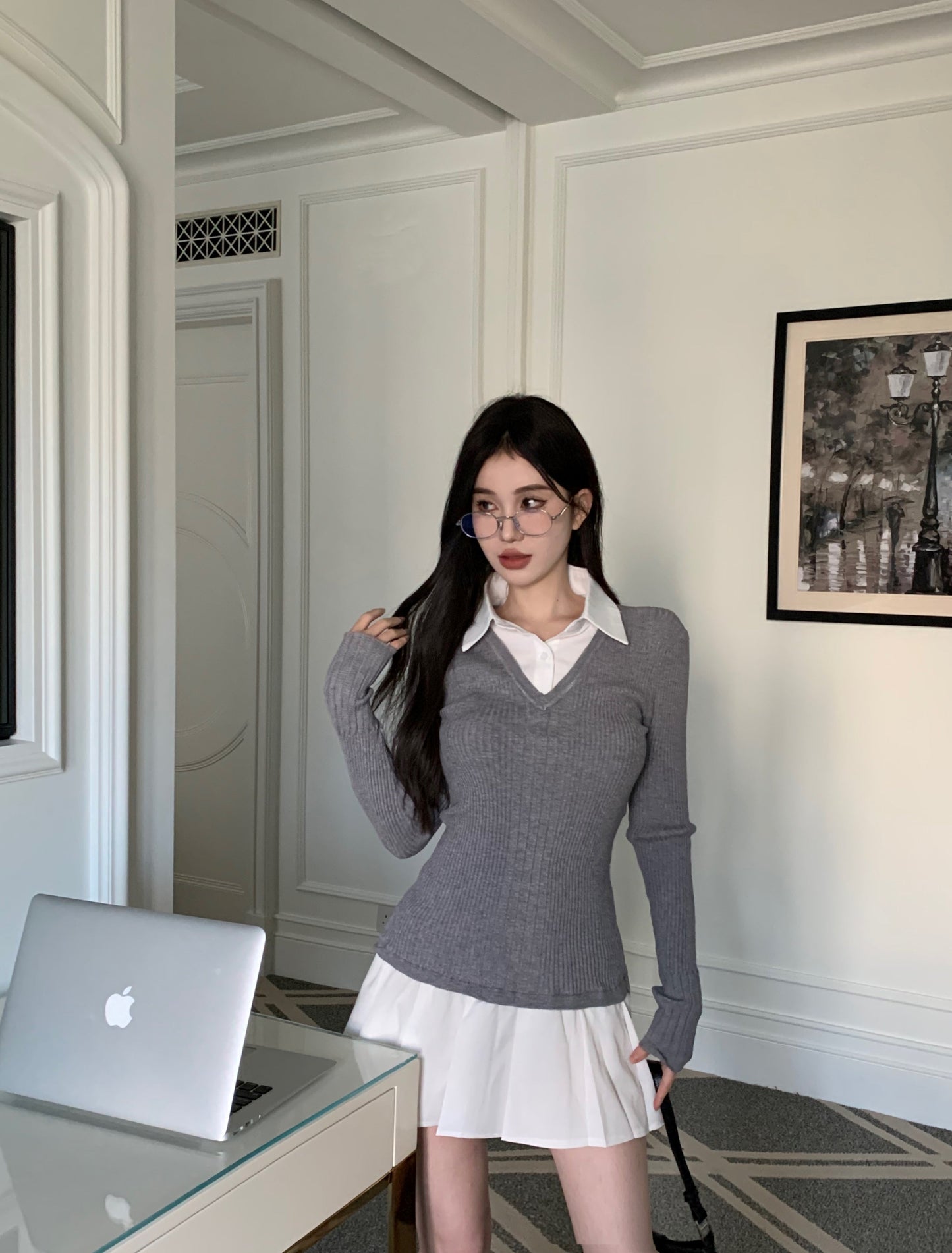 Knit Layered Top