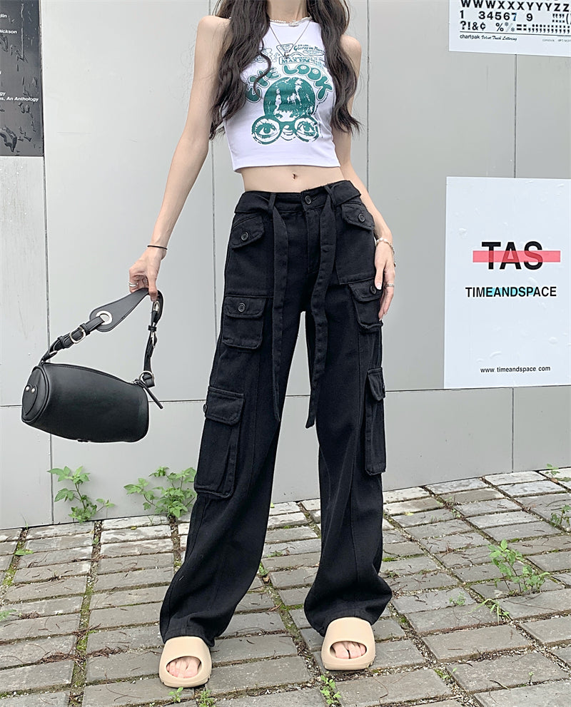 Belted Cargo Pants