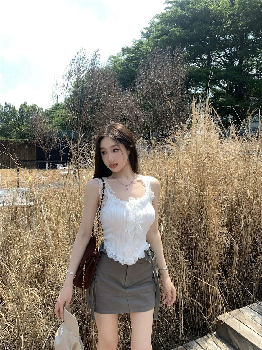 Ruffle Lined Top