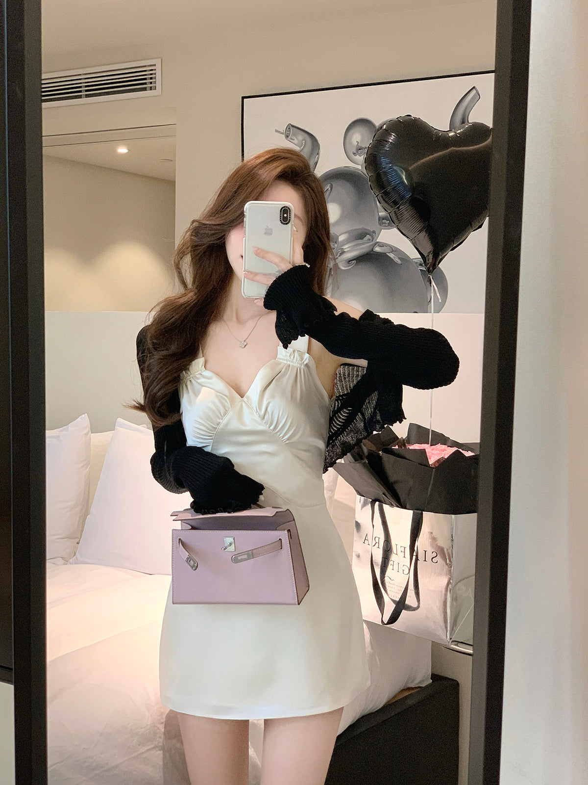 Silk Mini Dress