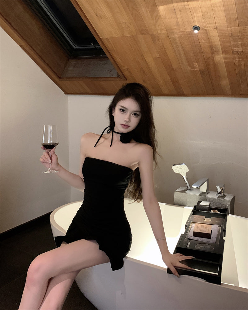 Flower Choker Dress