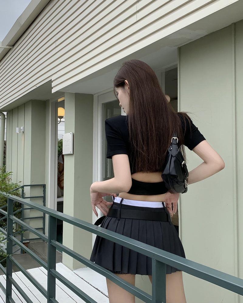 Back Cut Out Top