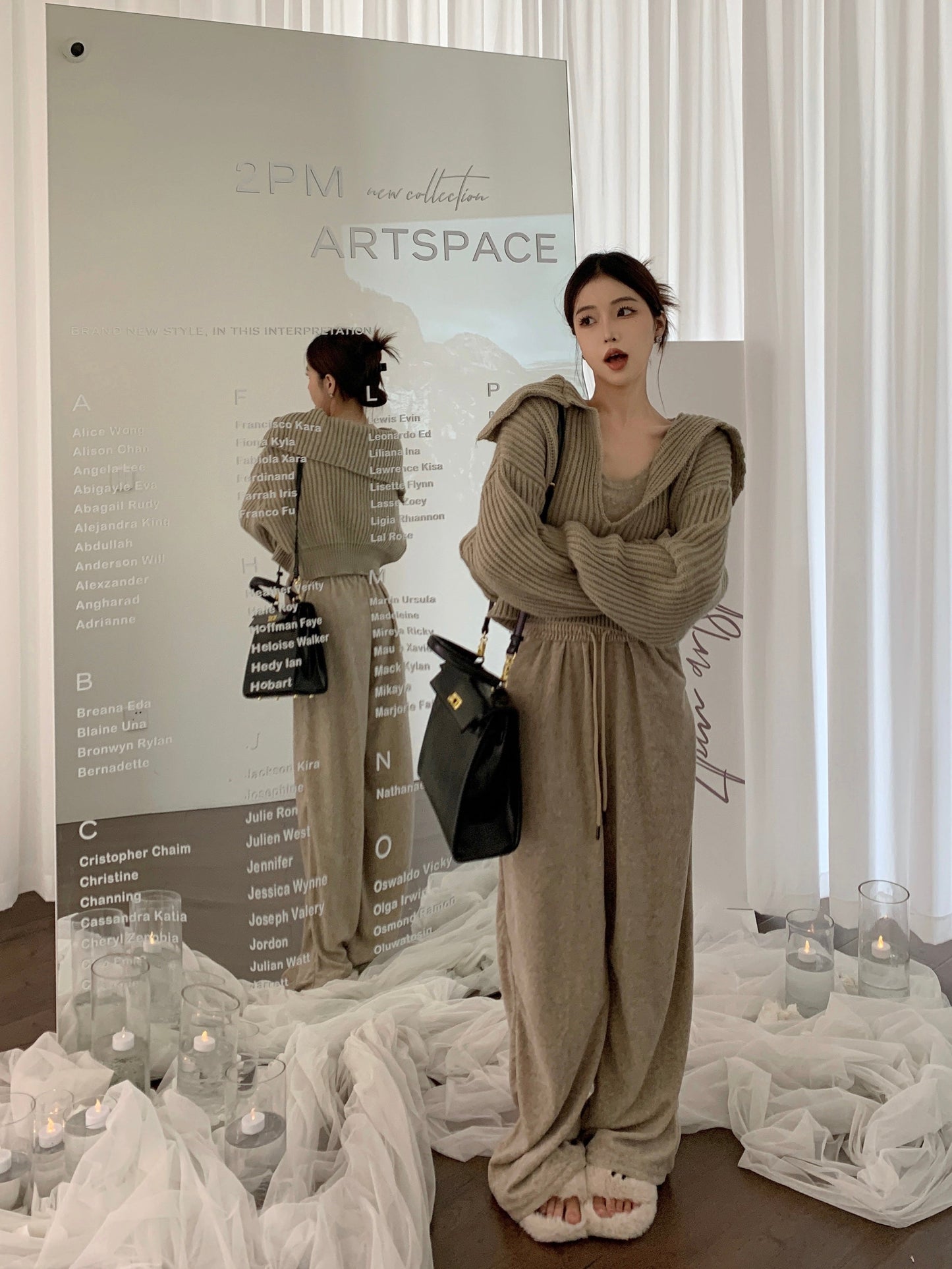 Knit Sweater Top & Pants (Low Stock)