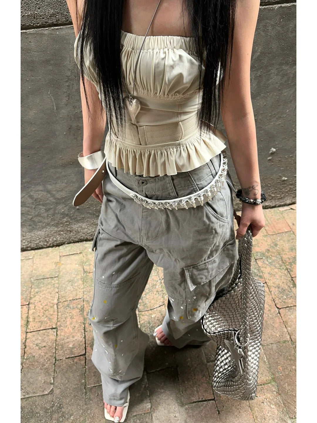 Splash Paint Cargo Pants