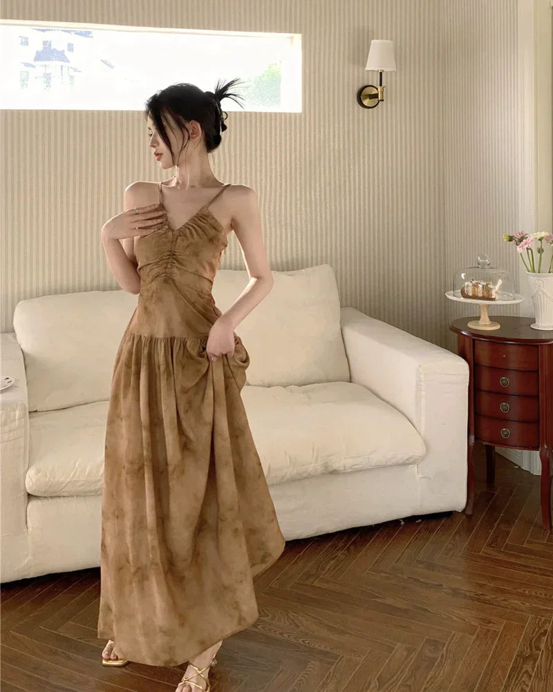 Brown Dye Dress