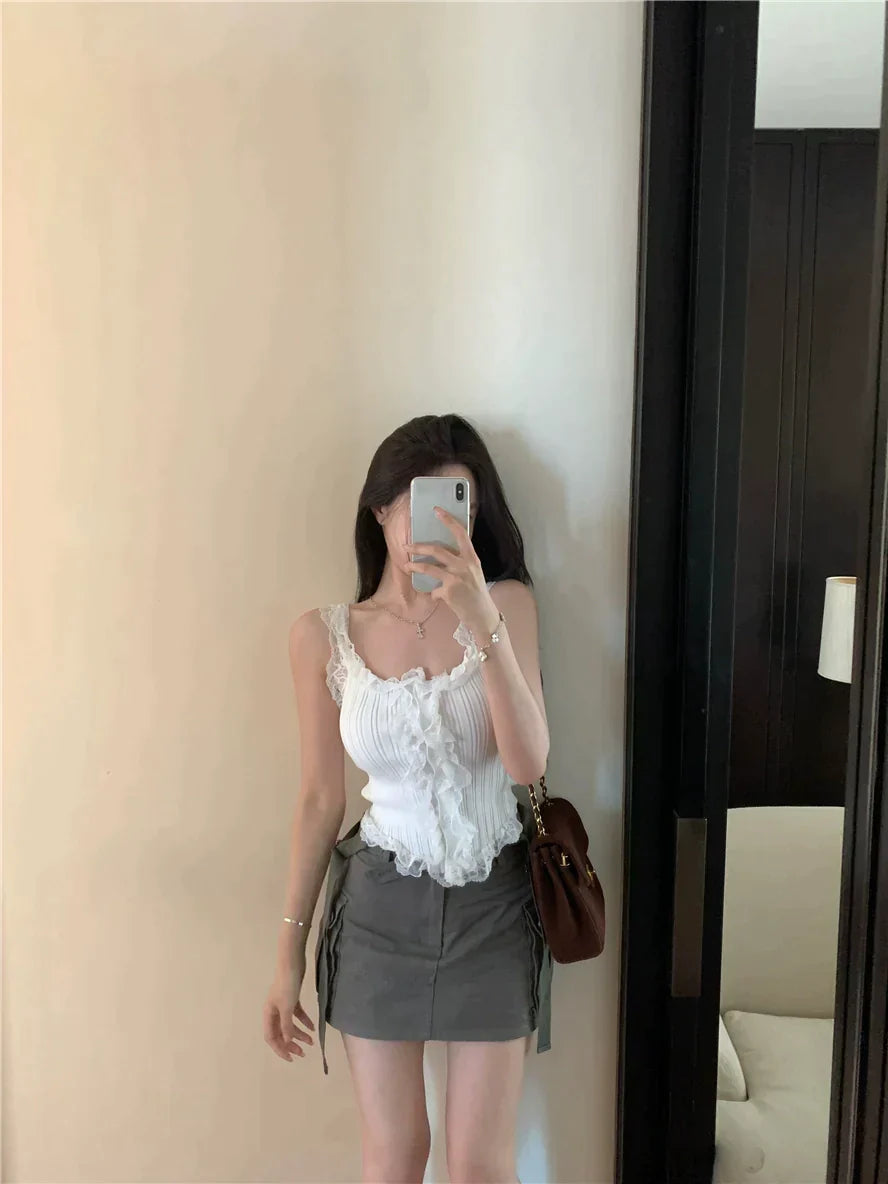 Ruffle Lined Top