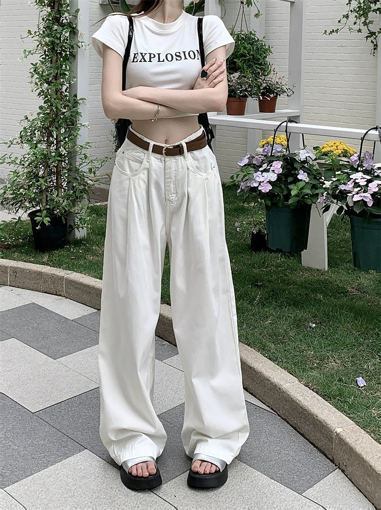 Oversized White Pants