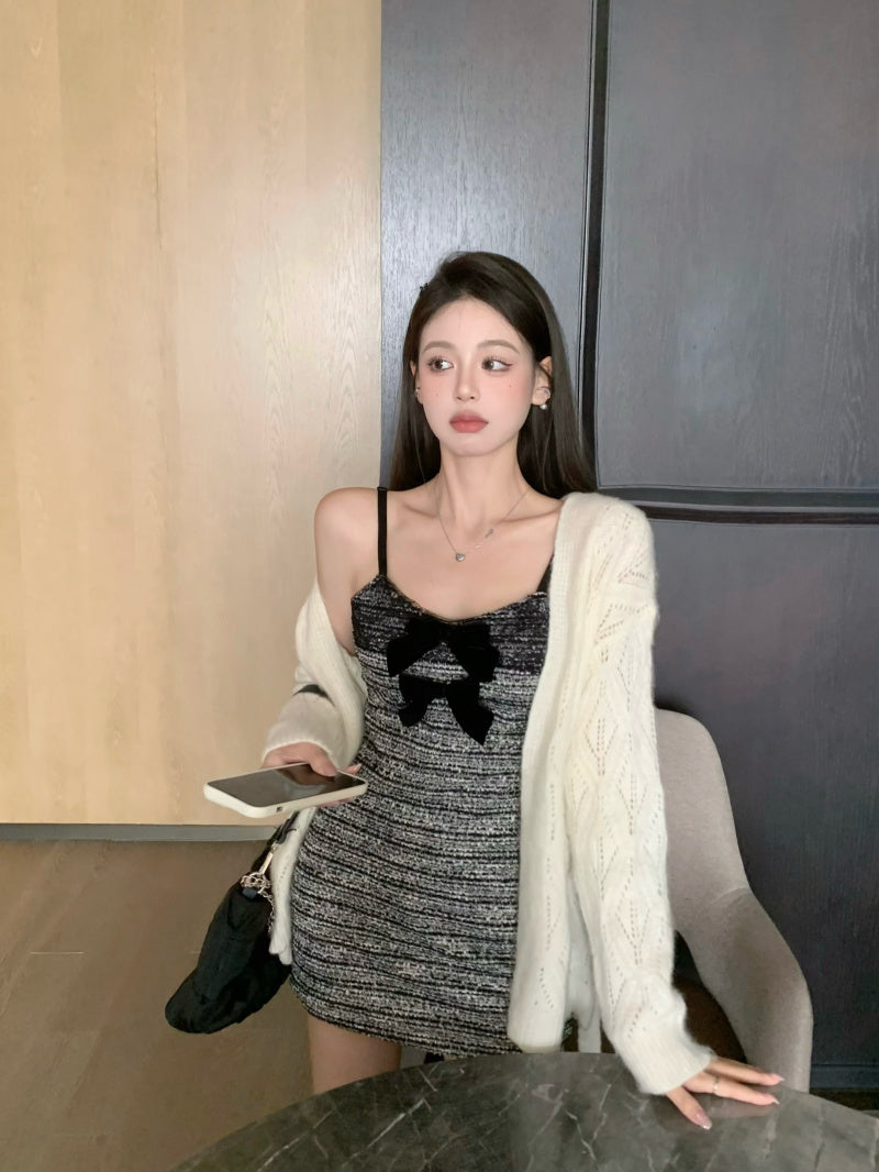 Bow Print Dress