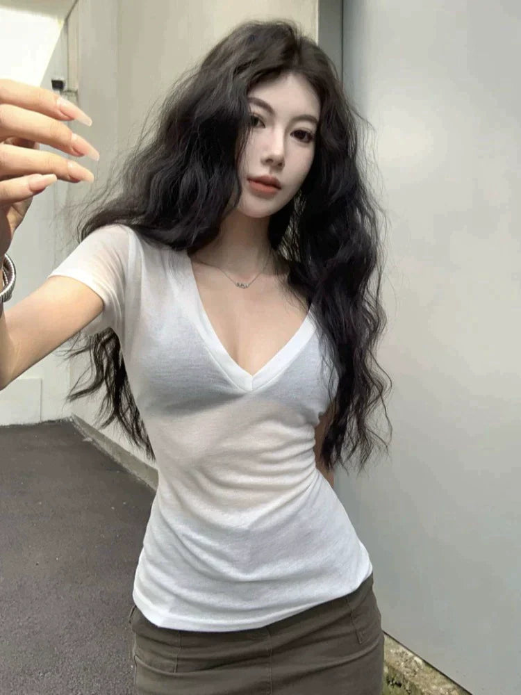 V-Neck Cotton Top