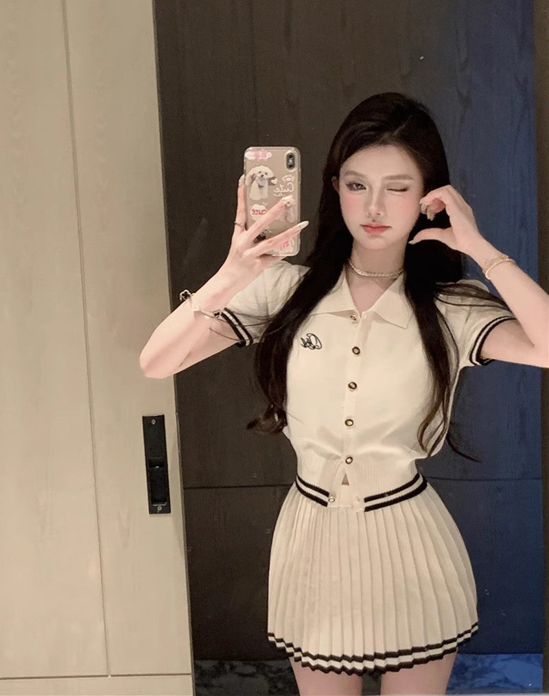 Marzia Top & Skirt Set