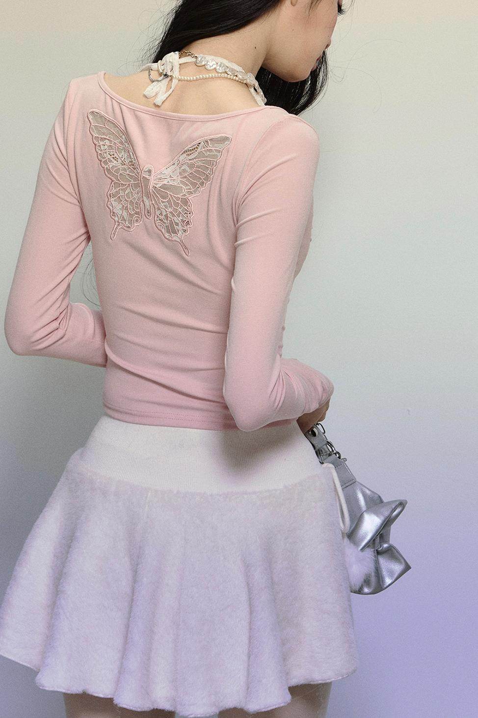 Lace Halter Embroidered Top - My Store