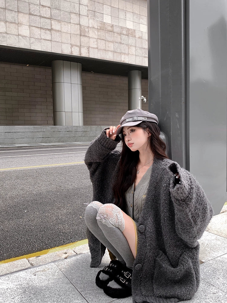Winter Cardigan & Skirt
